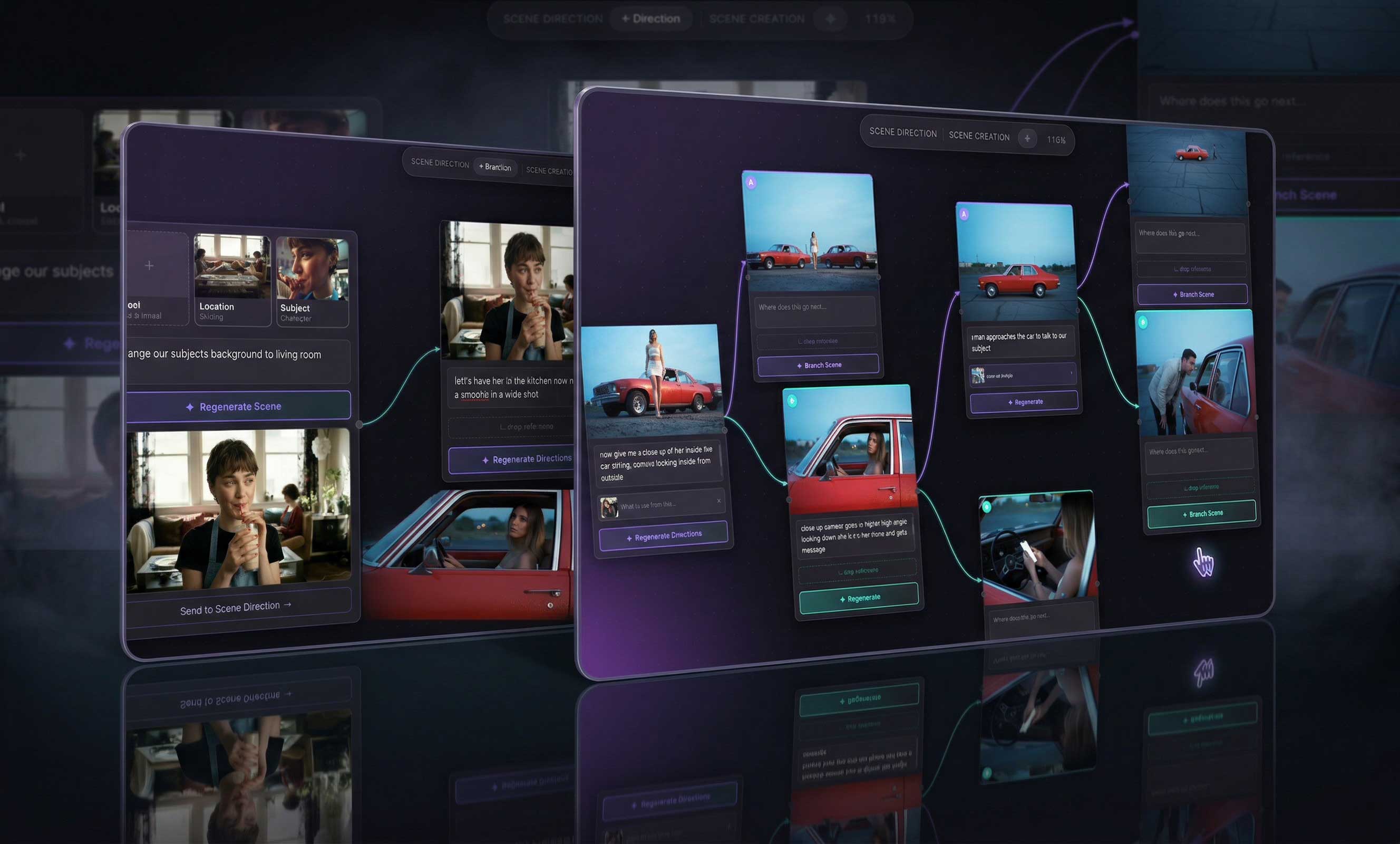 NextShot — cinematic shot canvas